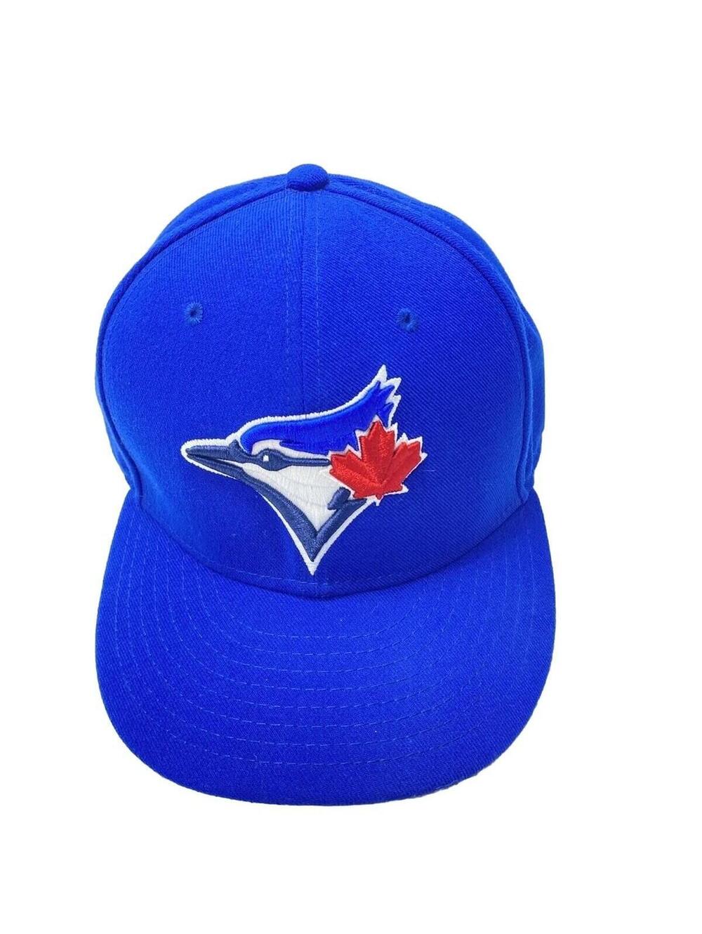 Toronto Blue Jays MLB New Era Baseball Cap Blue Size 7 1/4 57.7cm GUC